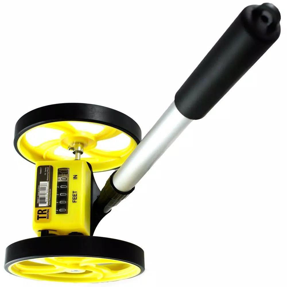 TR Industrial 6 in. Aluminum Collapsible Measuring Wheel, Up to 9,999 ft.