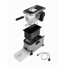 Kalorik 3.2 Qt. Stainless Steel Deep Fryer with Oil Filtration System thumbnail 5