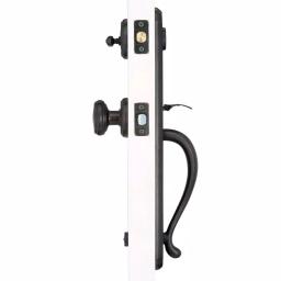 Baldwin Prestige Bighorn Single Cylinder Venetian Bronze Handleset with Carnaby Knob and SmartKey Security thumbnail 2