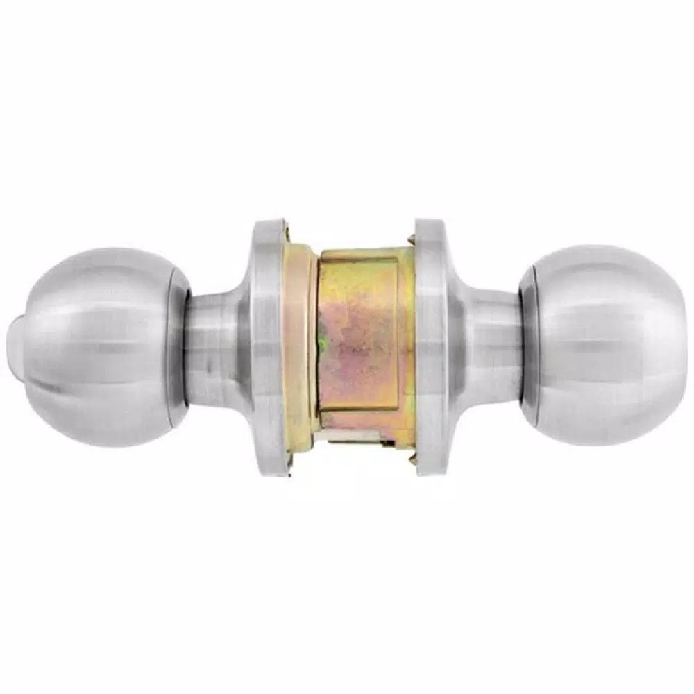 Universal Hardware ANSI Grade 2 Satin Chrome Privacy Bed/Bath Door Knob