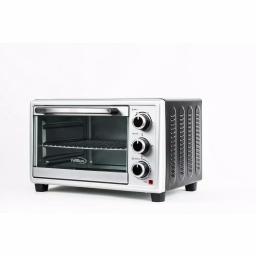 PREMIUM 1440W 6-Slice Silver Toaster Oven with 0.6 cu. ft. Capacity and Automatic Shut-Off thumbnail 4