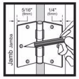 Everbilt 3-1/2 in. Matte Black Square Corner Smooth Action Door Hinge, 3-Pack thumbnail 5