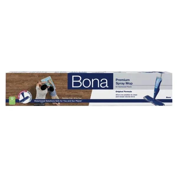 Bona Hardwood Floor Spray Mop Premium with Original Formula Cleaner and Microfiber Pad