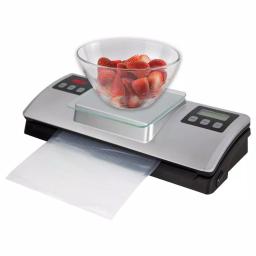 Nesco 2-in-1 Vacuum Sealer with Integrated Digital Scale and Bag Cutter, Silver thumbnail 3