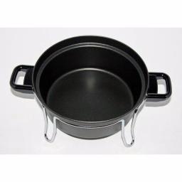 Total Chef Csech 3 Qt. Black Electric Pressure Cooker with Non-Stick Pot and Variable Temperature Control thumbnail 3