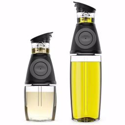 Belwares Blmwares Oil and Vinegar Dispenser Set, 2-Pack Glass Bottles with Drip-Free Spouts and Measuring Pump thumbnail 1
