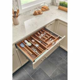 Rev-A-Shelf Walnut Wood Drawer Divider Block, 22 in. thumbnail 2