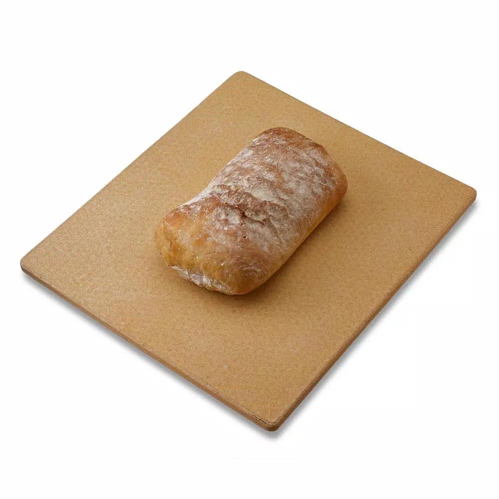 Honey-Can-Do Old Stone Oven Rectangular Pizza Stone for Baking Pizza and Bread