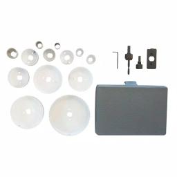 PRO-SERIES 19-Piece Hole Saw Blade Set with Mandrels and Storage Case thumbnail 11