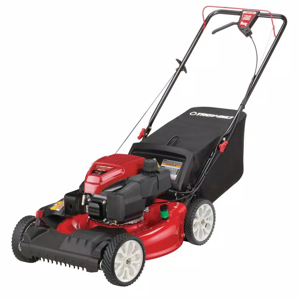 Troy-Bilt 21 in. 159 cc Gas Self-Propelled Walk Behind Lawn Mower with TriAction Cutting System