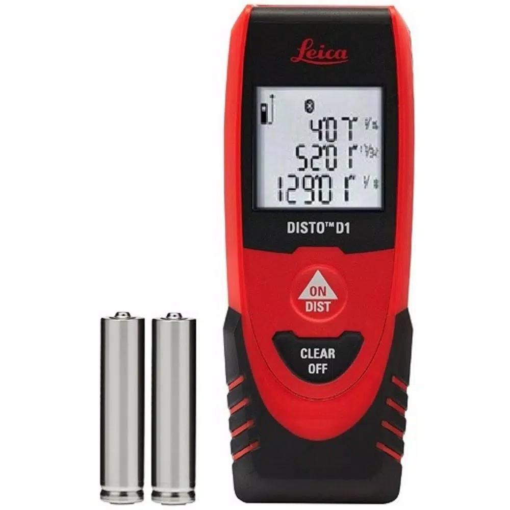 Leica DISTO D1 Bluetooth Laser Distance Meter, 130 ft. Range