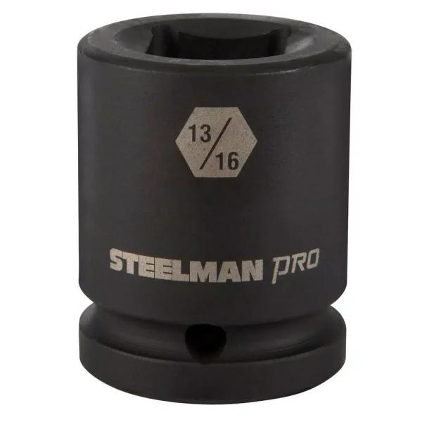 STEELMAN PRO 79343 3/4-in Drive 13/16-in 4-Point Square Budd Impact Socket