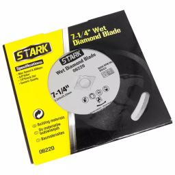 Stark 7-1/4 in. Continuous Rim Diamond Wet Saw Blade for Tile, Granite, and Marble thumbnail 3