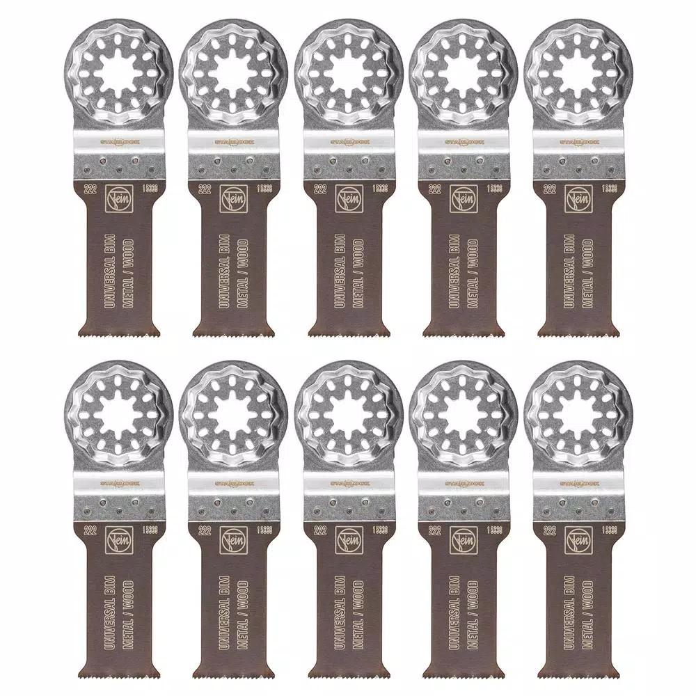 FEIN Starlock Universal E-Cut Hybrid Saw Blades, 1-1/8 in., 10-Pack