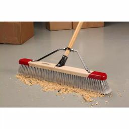 Harper 24 in. Indoor Push Broom with 60 in. Lacquered Hardwood Handle thumbnail 5