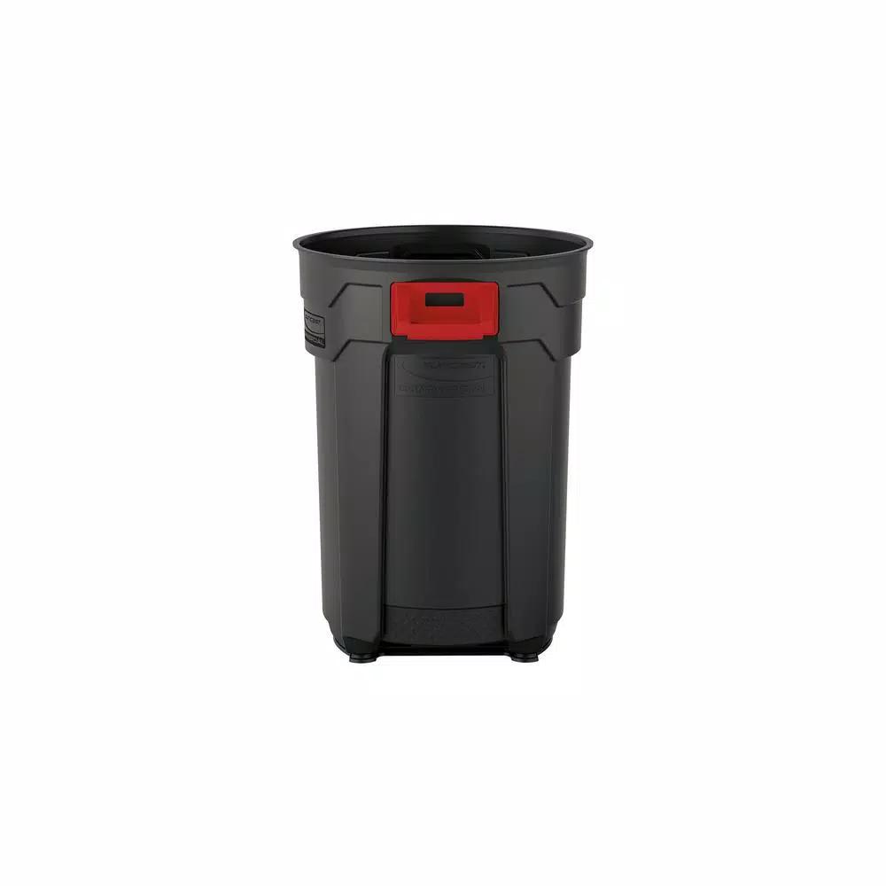 Suncast Commercial Suncast 44 Gallon Commercial Resin Utility Trash Can, Heavy Duty Outdoor Waste Container