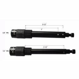 MaxxHaul Hitch Pin Lock Set - 5/8 in. & 1/2 in. Diameter Anti-Rattle Trailer Pins for Class I-V Hitches thumbnail 5