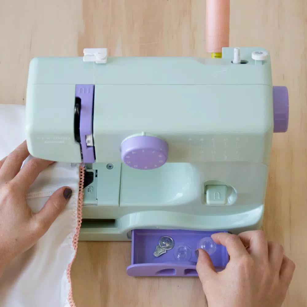 Janome Compact 10-Stitch Sewing Machine - Mystical Green