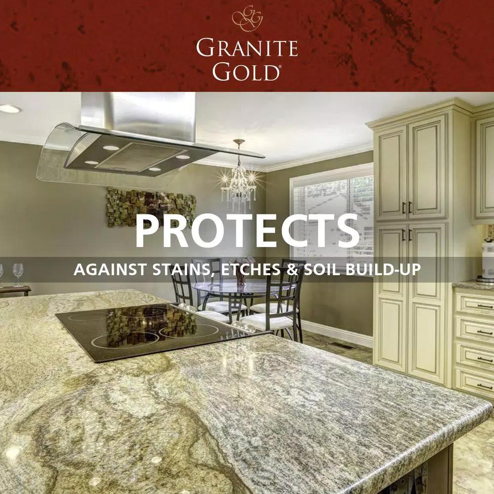 Granite Gold Sealer 2-Pack, 24 oz. Spray Bottles for Natural Stone Protection