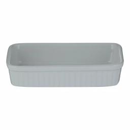 Mason Cash Classic 2-Piece White Stoneware Bakeware Set thumbnail 2
