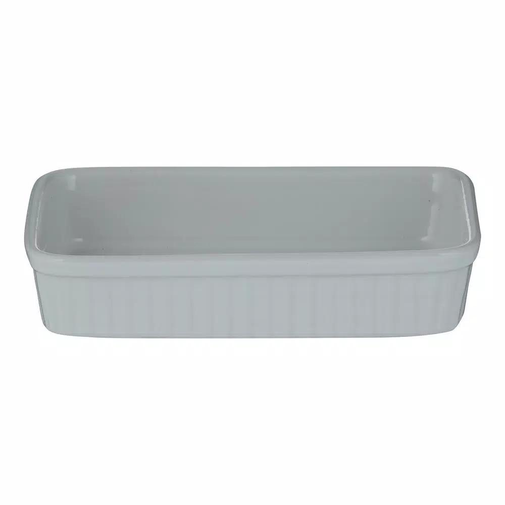 Mason Cash Classic 2-Piece White Stoneware Bakeware Set