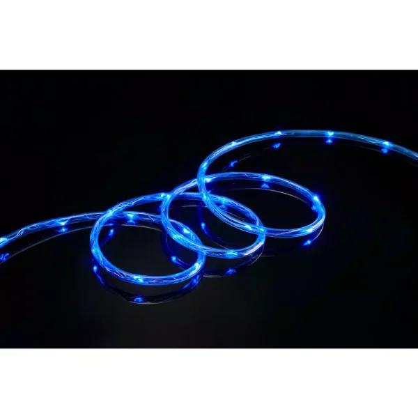 DEERPORT DECOR 16 ft. 80-Light Blue LED Mini Rope Light, Weather Resistant Indoor/Outdoor Specialty Lights