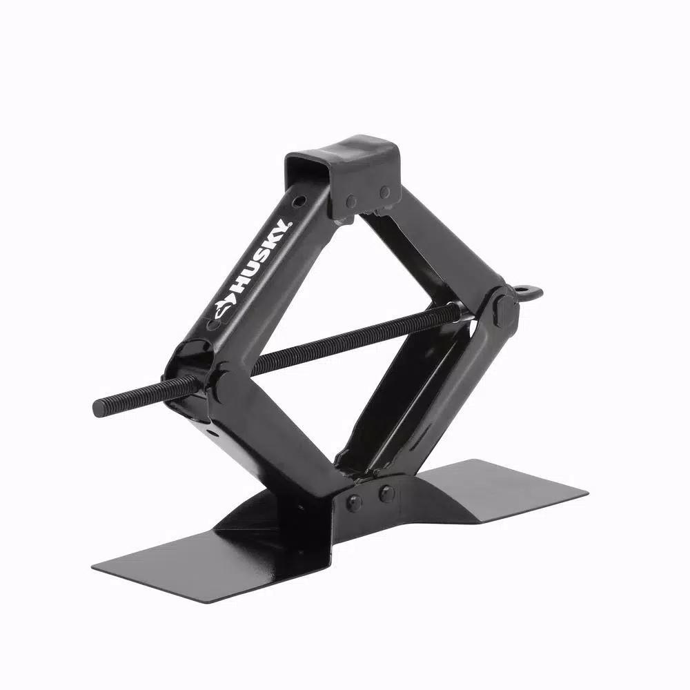 Husky 1-1/2 Ton Scissor Jack, 3000 lb. Capacity, Emergency Roadside Assistance Tool