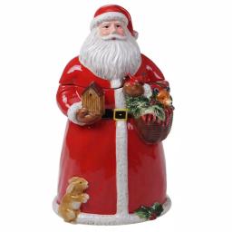Certified International Magic of Christmas Santa 72 oz. Earthenware Cookie Jar thumbnail 2