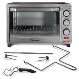 Koblenz Kitchen Magic Collection 24L Countertop Oven with Rotisserie and Convection, Silver thumbnail 1
