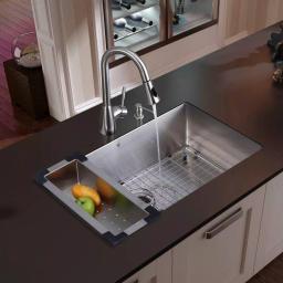 VIGO 19-inch Stainless Steel Kitchen Sink Colander, 18-Gauge 304 Series Welded Mesh thumbnail 2
