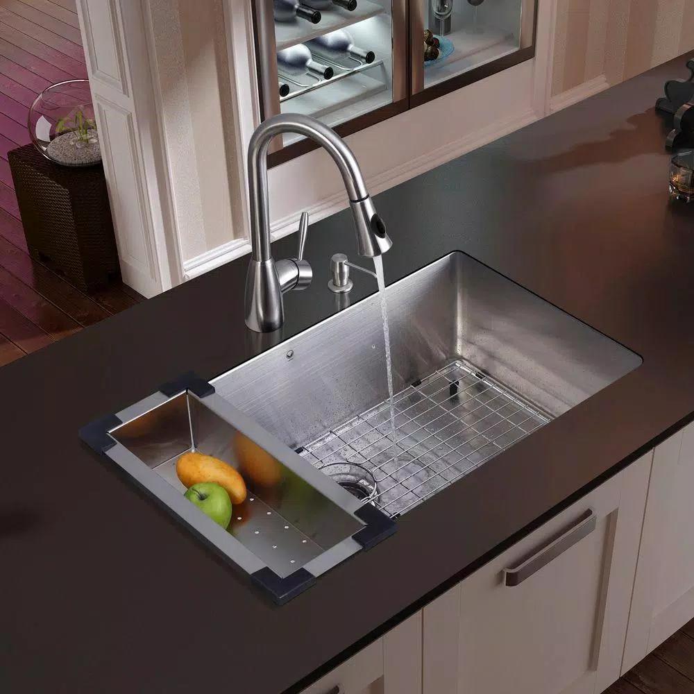 VIGO 19-inch Stainless Steel Kitchen Sink Colander, 18-Gauge 304 Series Welded Mesh