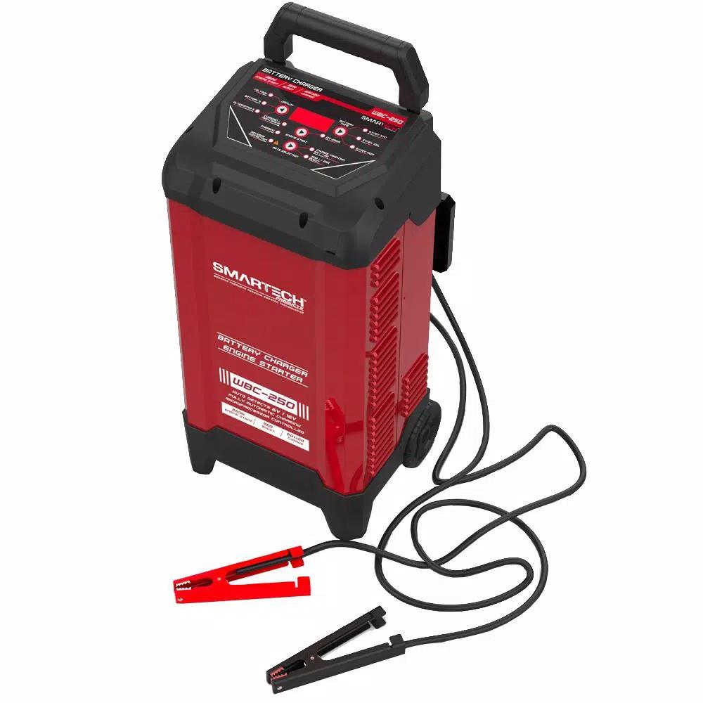 Smartech Products WBC-250 6V/12V Automotive Battery Charger, Maintainer & 250A Engine Starter
