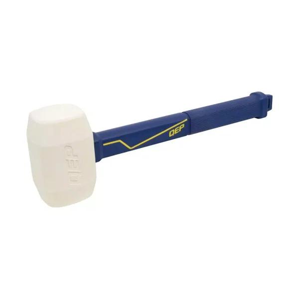 QEP Pro 16 oz. Rubber Floor Mallet with 11.5 in. Non-Slip Plastic Handle