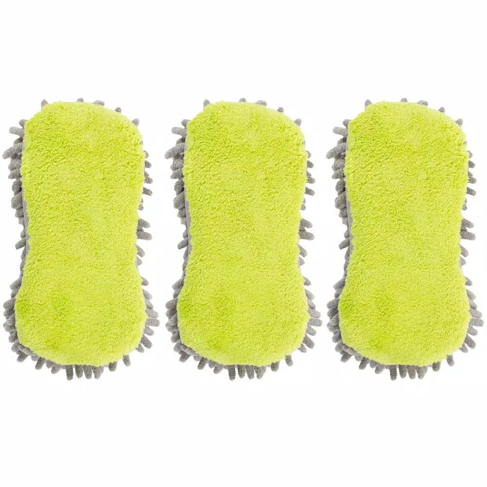 Zwipes Auto 3-in-1 Pro Super Sponge 3-Pack - Multi-Surface Car Cleaning Tool