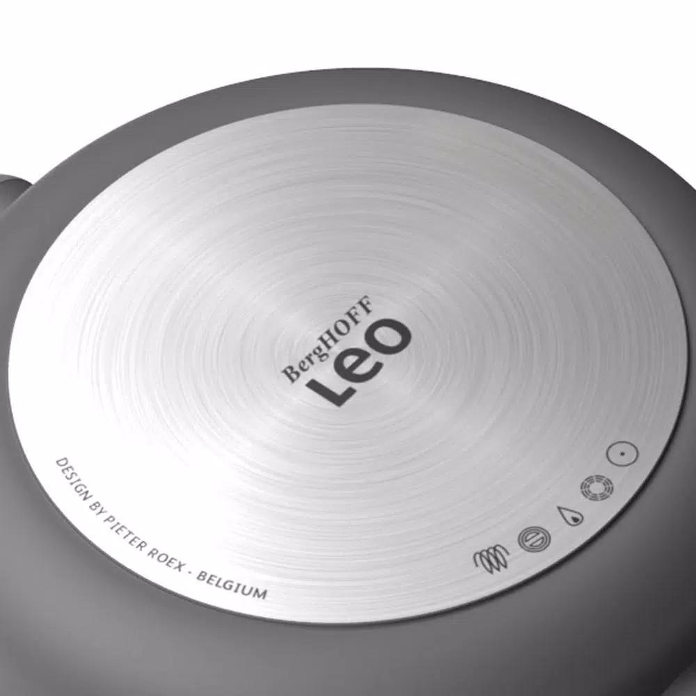 BergHOFF Leo 10.25 in. Grey Non-Stick Aluminum Pancake Pan, Induction Compatible
