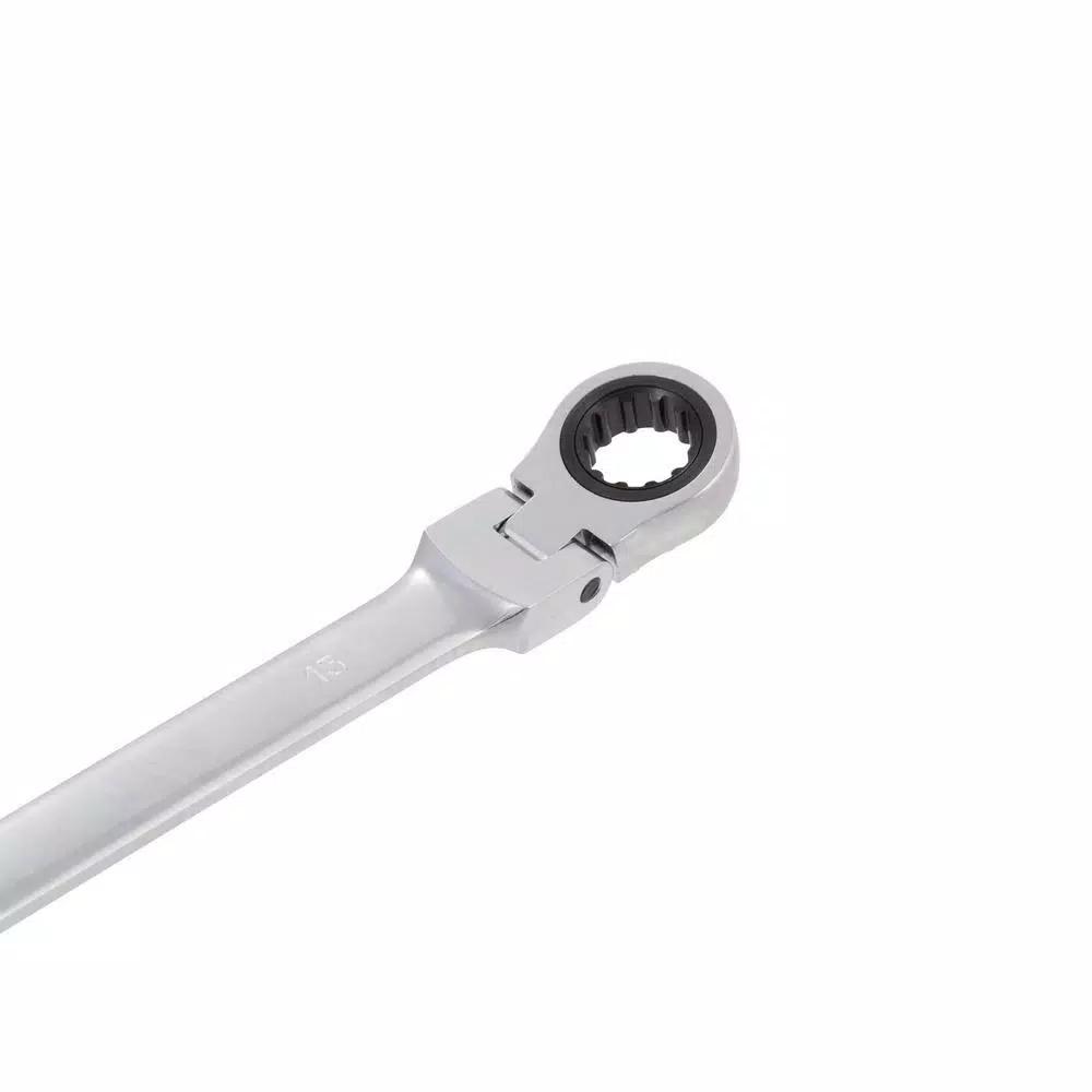 STEELMAN PRO 96747 Metric Flexible Double Box-End Universal Spline Ratcheting Wrench Set, 5-Piece