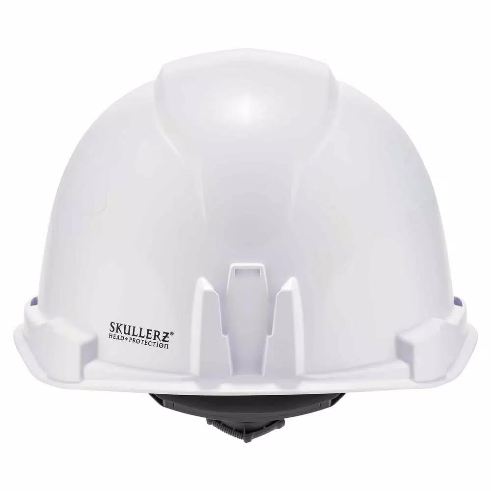 Ergodyne Skullerz 8970 Class E White Cap Style Hard Hat with Ratchet Suspension