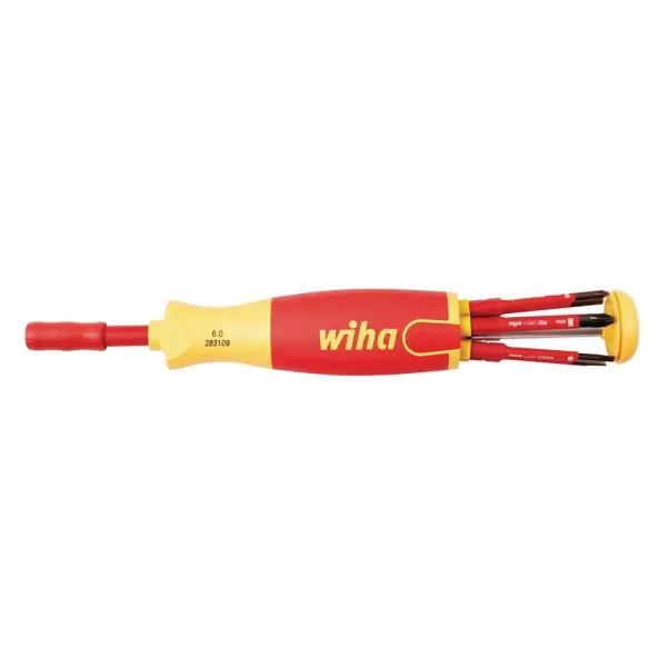 Wiha 7-Piece Insulated SlimLine Ultra Driver Screwdriver Set, 1000V VDE Certified