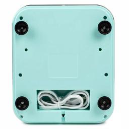 Nostalgia 30W Aqua Blue Retro Snow Cone Maker with Stainless Steel Blades thumbnail 6