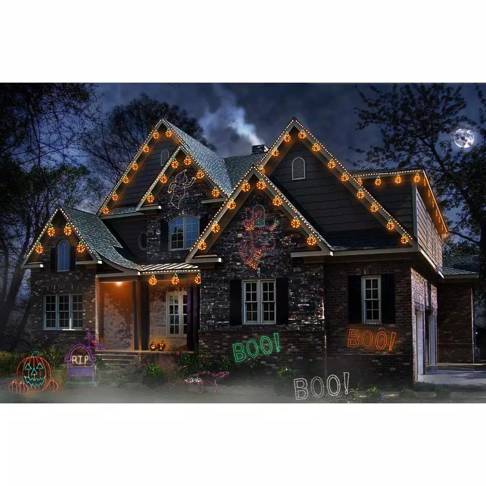 HOLIDYNAMICS HOLIDAY LIGHTING SOLUTIONS Holidynamics 44 in. Lighted LED Jack-O-Lantern Halloween Yard Decoration