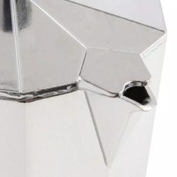 Home Basics 6-Cup Aluminum Stovetop Espresso Machine, Grey thumbnail 7