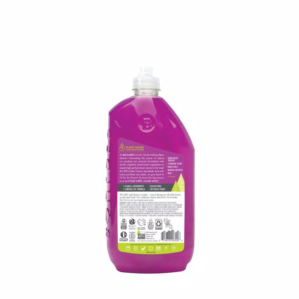 BOULDER CLEAN Clean Natural Toilet Bowl Cleaner Gel - Bergamot, Rosemary & Eucalyptus, 28 oz.