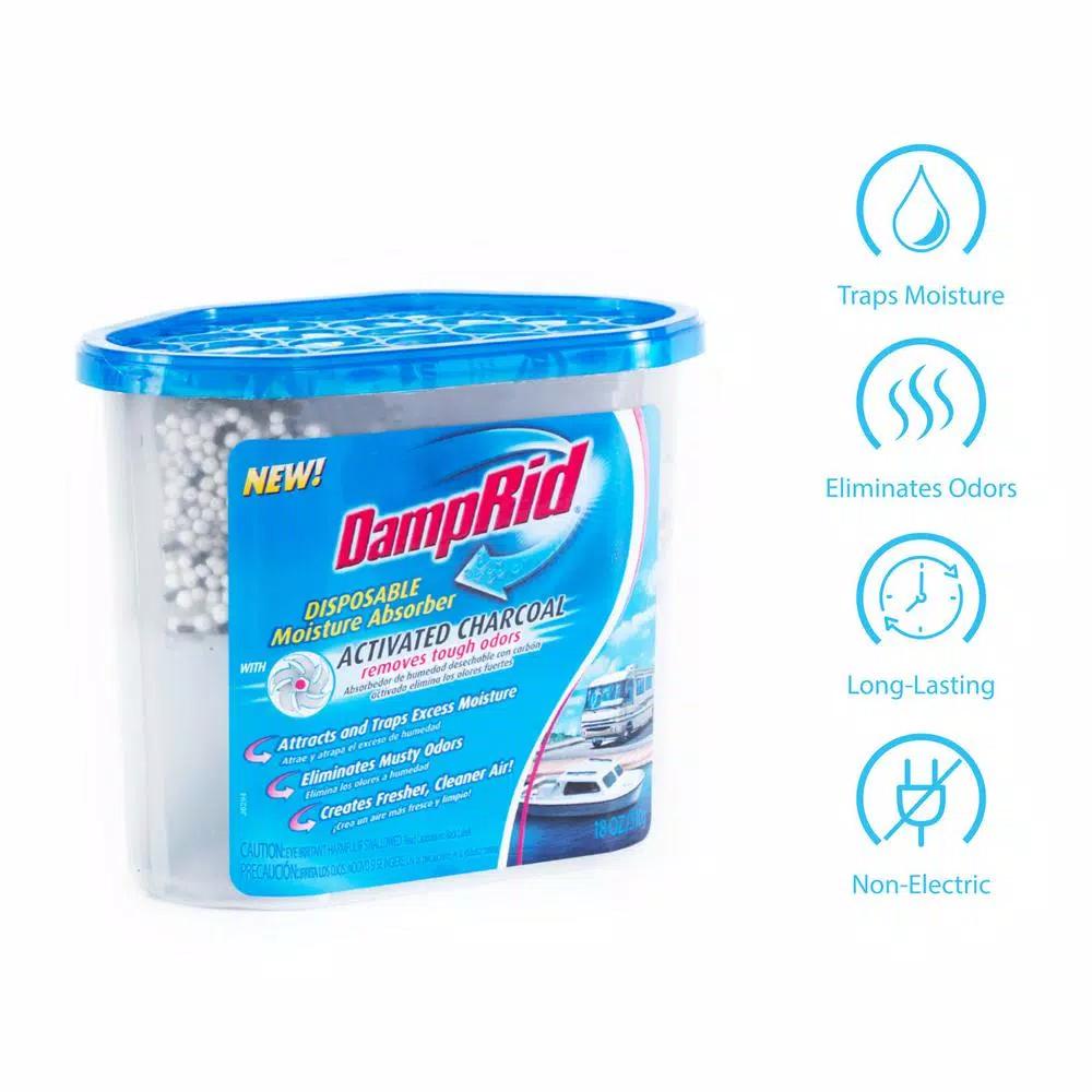 DampRid 18 oz. Disposable Moisture Absorber with Activated Charcoal