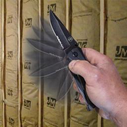 Klein Tools Klein Spring-Assisted Opening Folding Pocket Knife with 440C Stainless Steel Drop Point Blade thumbnail 2