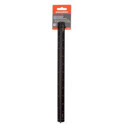 Swanson 12 in. Aluminum Scale Ruler, 3-Sided Precision Measuring Tool thumbnail 1