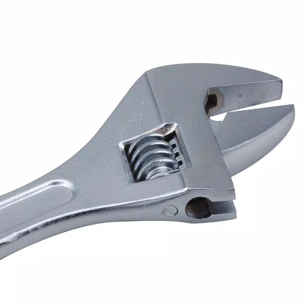 Steel Core 24 in. Jumbo Adjustable Wrench, Drop Forged Heat Treated Carbon Steel