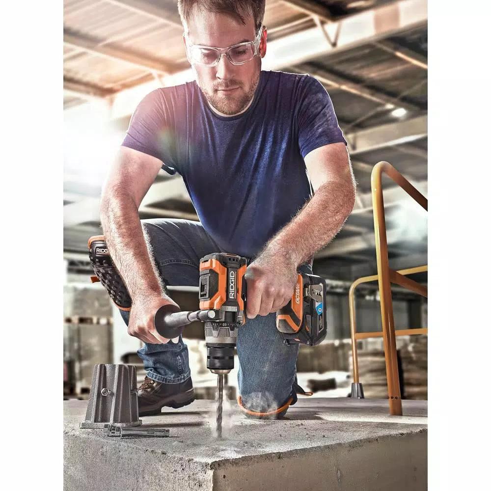 RIDGID 18V OCTANE Brushless 1/2 in. Cordless Hammer Drill/Driver (Tool Only)