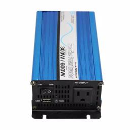 AIMS Power 300-Watt Pure Sine Wave Inverter, 12V DC to 120V AC with USB Port thumbnail 2