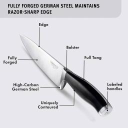 Calphalon Contemporary 20-Piece Self-Sharpening Cutlery and Block Set with SharpIN Technology thumbnail 3