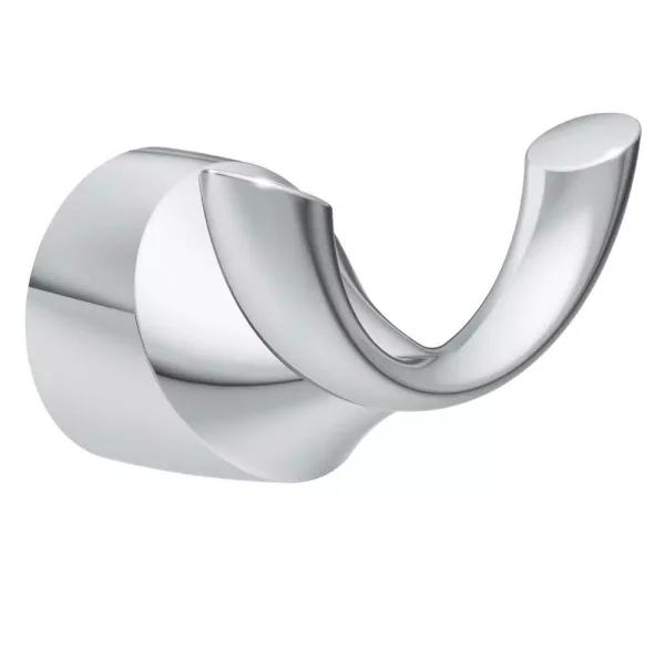MOEN Idora Chrome Robe Hook with Press and Mark Installation Technology